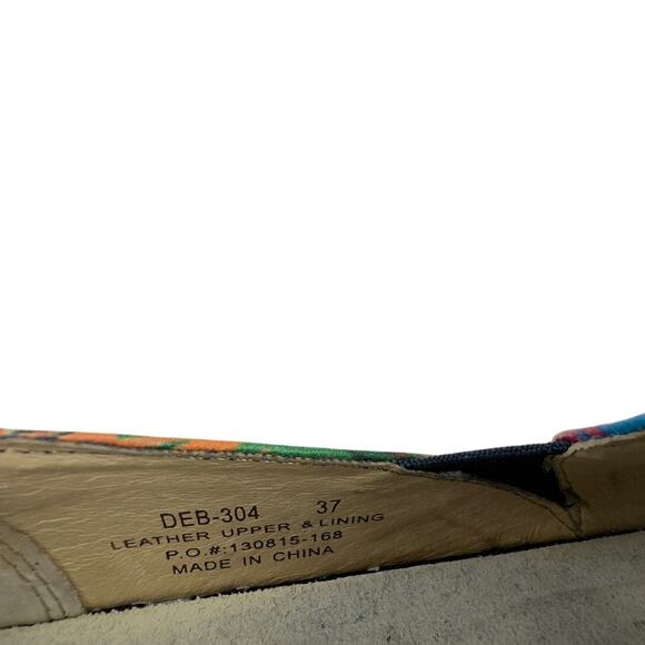 Alegria Deb Rainbow Fireworks Multicolor Comfort Slip On Clogs Women's 37/7-7.5 - Picture 7 of 9